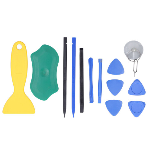 Electronics Repair Tool PVC Plastic Spudger Opening Prying Bar Triangular Sheet Suction Cup Kit 1