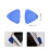 Electronics Repair Tool PVC Plastic Spudger Opening Prying Bar Triangular Sheet Suction Cup Kit 3