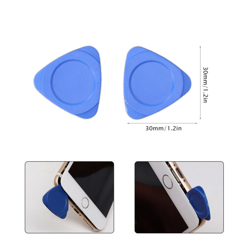 Electronics Repair Tool PVC Plastic Spudger Opening Prying Bar Triangular Sheet Suction Cup Kit 2