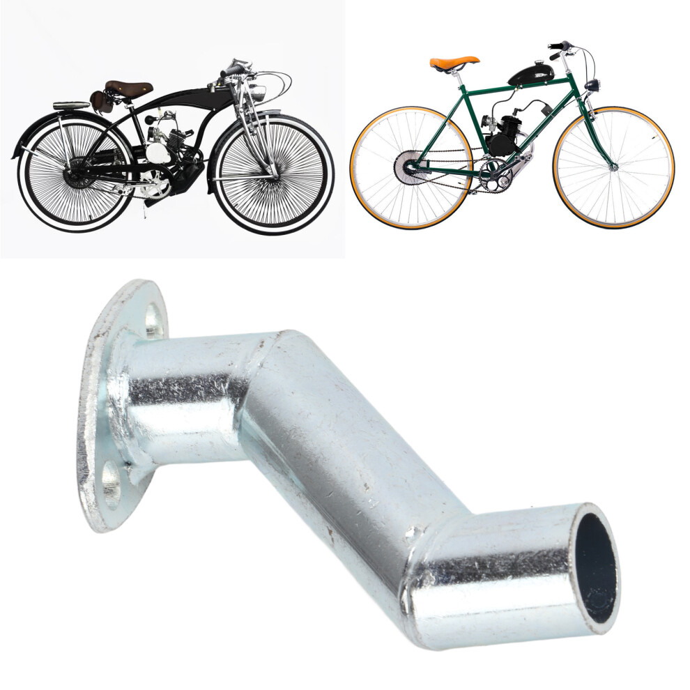 32Mm Offset Air Intake Pipe With Gasket Steel Alloy For 49Cc 66Cc 80Cc Motorised Bicycle Carburetor 7901321854200