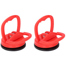 2 pièces d'extracteurs de ventouse 5,6  5,6 cm rouge 65 g à une main