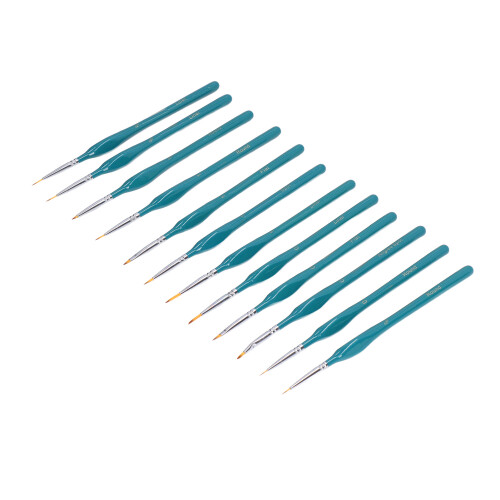 Set de 12 brochas - abedul natural 14cm/5.5in