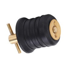 Tapón de drenaje de latón con mango en T 1.25in/32mm sello de goma