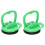 2 pièces extracteurs à ventouse verts 5,6 x 5,6 cm 14