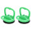 2 pièces extracteurs à ventouse verts 5,6 x 5,6 cm 15