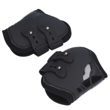 2 pièces XL bottes de jarret en PU noires - réglables