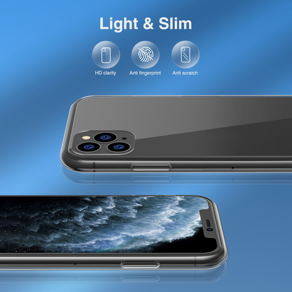 Tpu Clear Case Transparent 1.5Mm Ultra Thin Slim Anti Yellowing Protective Phone Cover Accessoryfor Iphone 11 Pro Max 6.5 Inch 8481321855333