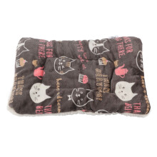 Couverture pour animaux confortable en flanelle et laine d'agneau, douce pour chiens et chats, 50  32 cm