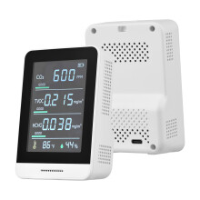 Monitor IR CO2 5 en 1 1200mAh Blanco 7.0x3.5x10.0cm