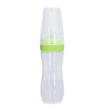 Cuillères à purée pour bébé petites portables en silicone vertes