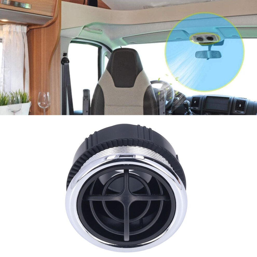 Round Air Conditioning Vent Abs Ac Deflector Outlet Vent Thread Style For Rv Bus Car 8481321858723