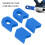 4 pezzi di stivali in plastica Crank, compatti, Blu chiaro 7