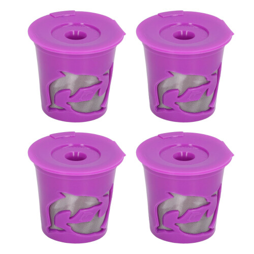 100 ml 4 capsules de café réutilisables 57x47x37mm