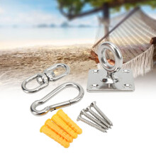 Kit de silla hamaca plateado M8/M7/M6, 5x40mm, 250kg