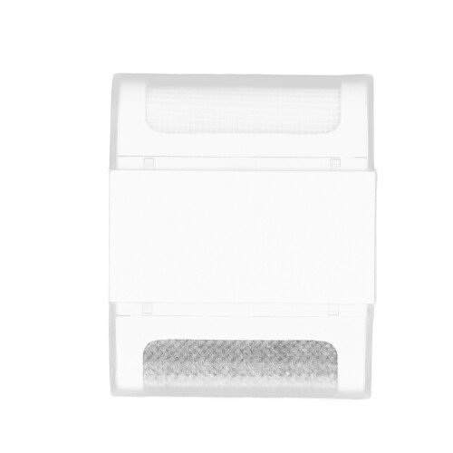 5 piezas Removedor de bolas de pelo de doble capa Blanco 8x6.5x2cm 1