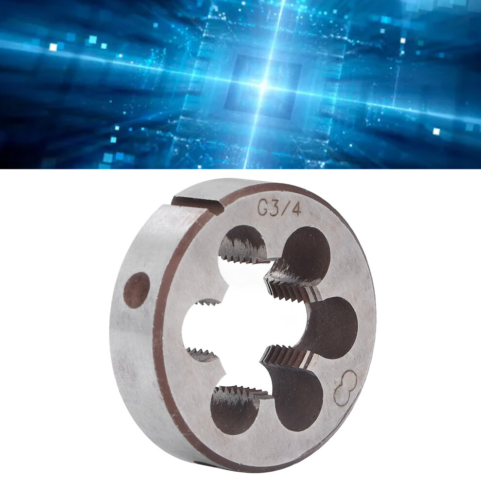 Pipe Die Round Cylindrical Straight Screw Thread Die For Tap G3/4 Threading Hand Tools 5041321863405