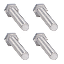 20 pezzi di bulloni esagonali in acciaio inossidabile M10x1.5x75 DIN933, A2-70