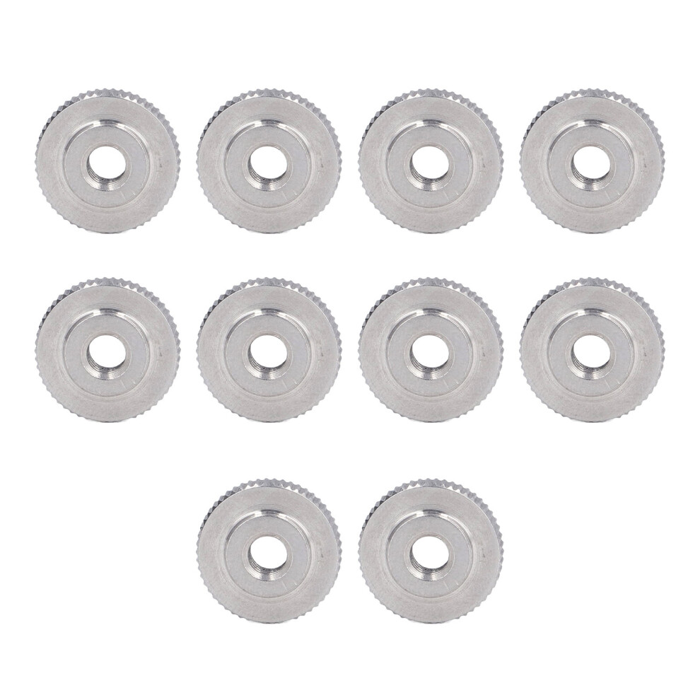Knurled Thumb Nut 304 Stainless Steel Knurled Flat Head Through Hole Hand Tightening Nutm6 8491321864204