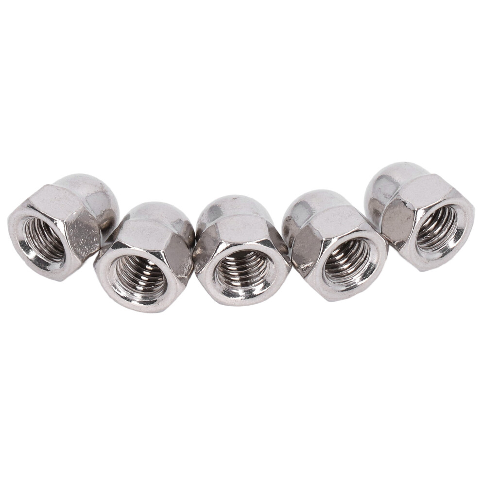 50Pcs Cap Nut 304 Stainless Steel Fastener Accessory Set Kit For Maintenance Repairm5 6911321864124