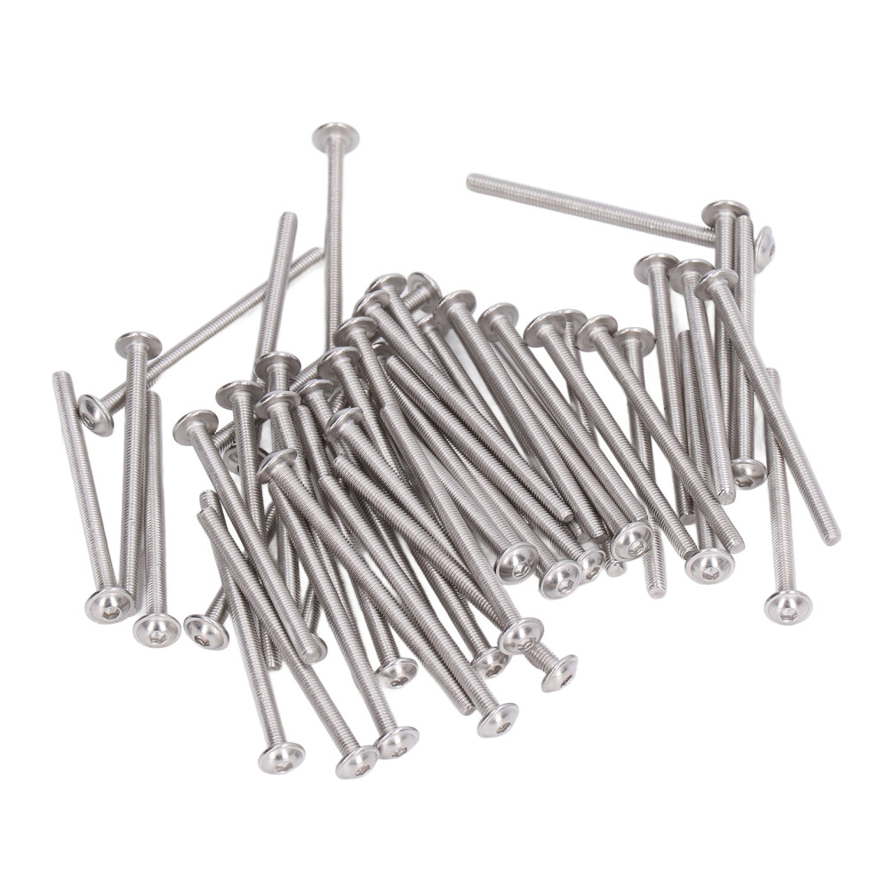 50Pcs Flanged Button Head Screws A2â70 Stainless Steel Buttons Heads Socket Caps Bolts KitM3x45mm-image-OPC-PHVTVT6-NEW