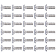 30 pezzi bulloni a testa bombata M10x30 in acciaio inossidabile A2-70