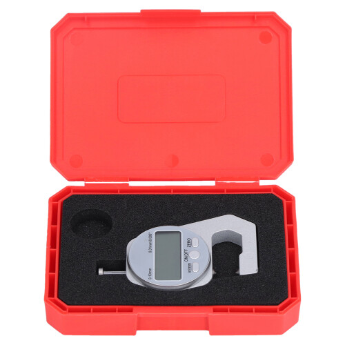 Spessimetro per alluminio intervallo 0-10 mm, LCD 0,01 mm