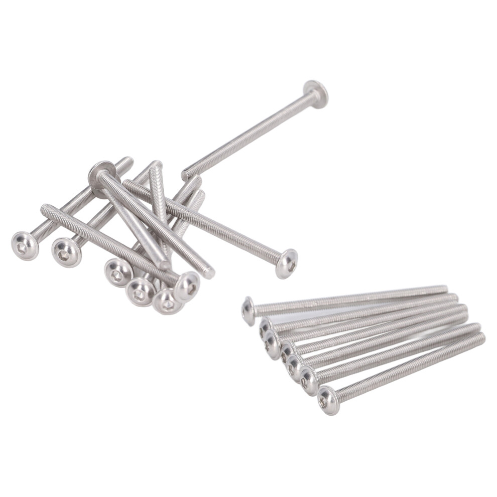 50Pcs Flanged Button Head Screws A2â70 Stainless Steel Buttons Heads Socket Caps Bolts Kitm3x40mm 8271321864646