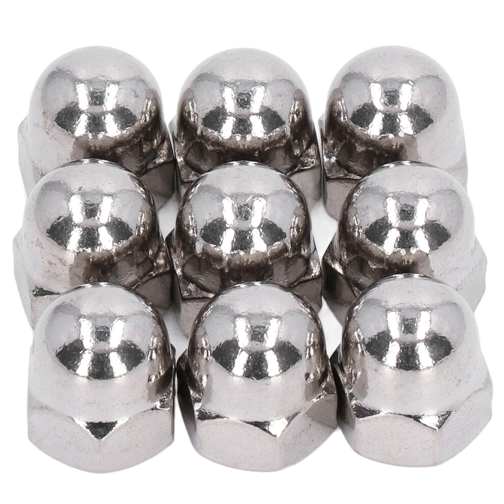 50Pcs Cap Nut 304 Stainless Steel Fastener Accessory Set Kit For Maintenance Repairm3 4621321864353