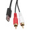 Cable USB RCA de 8 pines, 23 cm, negro, Cube/Juke/Versa 9
