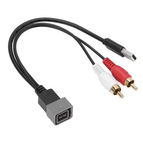 Cable USB RCA de 8 pines, 23 cm, negro, Cube/Juke/Versa 1