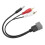 Cable USB RCA de 8 pines, 23 cm, negro, Cube/Juke/Versa 15