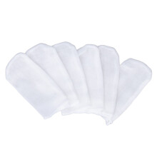 6 pièces brosse pour doigt en gaze de coton pour bébé nettoyeur de dents