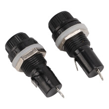 Portafusibile 5x20mm bachelite 10A 250V montaggio a pannello