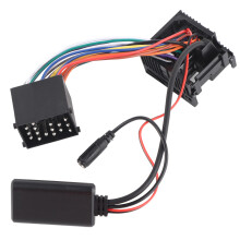 AUX Bluetooth para coche de 10 pines para E46 320i-330i Negro