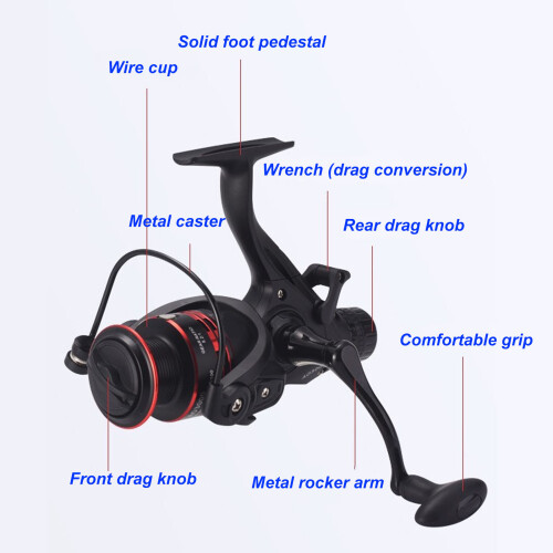 Mulinello da spinning AO5000 9+1 cuscinetti a sfere 4.7:1 Dimensione 5000 Carpa 2