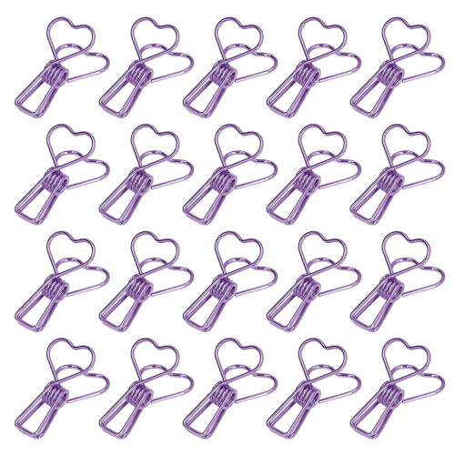 20 trombones violets - Élégant 1,5 x 2,8 cm 1