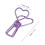 20 trombones violets - Élégant 1,5 x 2,8 cm 7