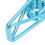 20 pezzi fermacopie blu 1,5 x 2,8 cm in ferro 6
