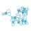 20 pezzi fermacopie blu 1,5 x 2,8 cm in ferro 1