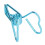 20 pezzi fermacopie blu 1,5 x 2,8 cm in ferro 9