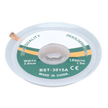 Treccia dissalante in lega di rame, 1,5 m, a basso residuo No-Clean, treccia per dissalatura da 3,0 mm