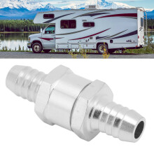Clapet anti-retour à sens unique en aluminium 12 mm pour carburant, huile, essence et eau.