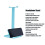 Support pour casque Z1 bleu ABS gain d'espace 7