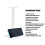 Supporto per cuffie Z1, bianco, formato compatto, ABS 8