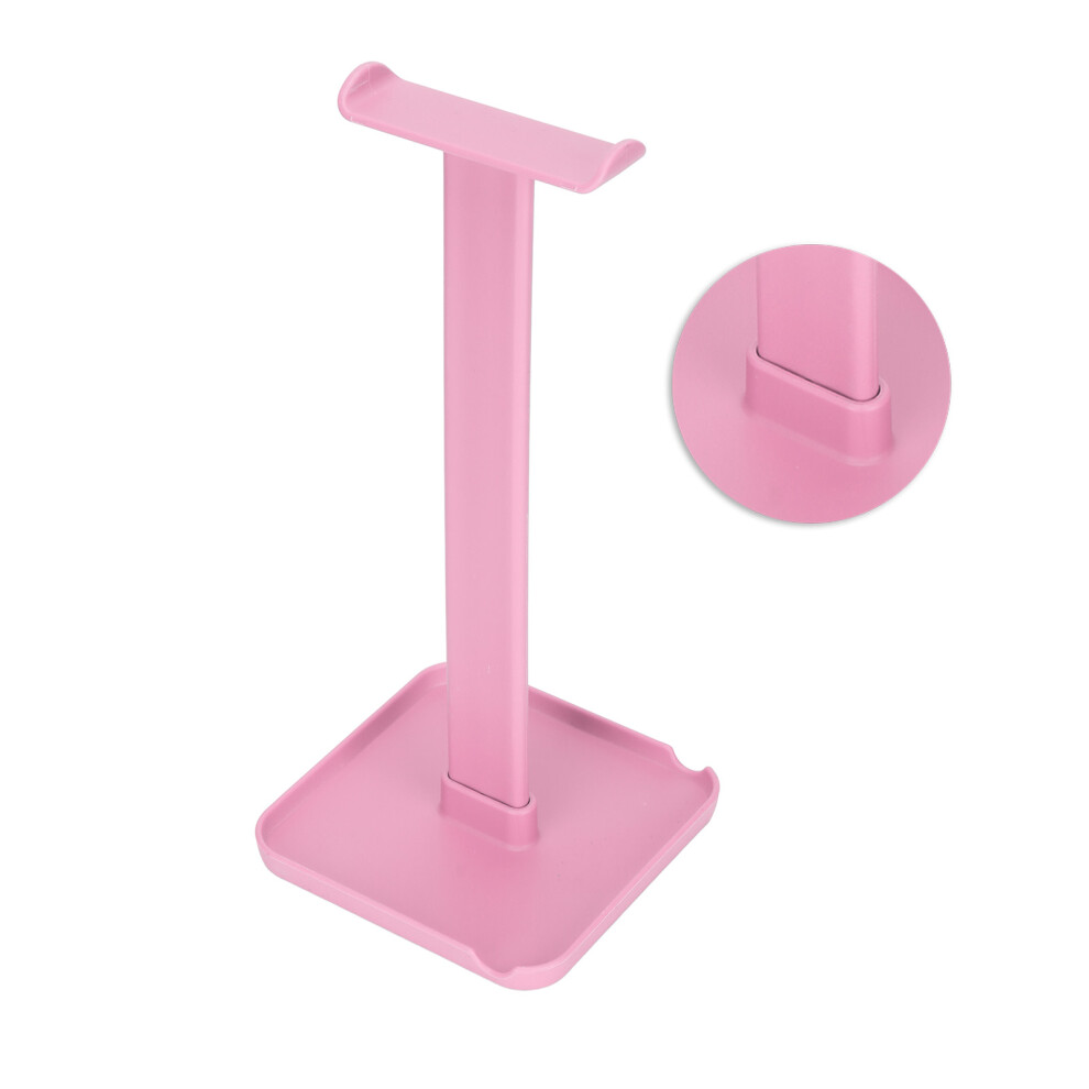 Headphone Stand Multifunctional Space Saving Sturdy Durable Stable Bright Color Headset Standpink 4691321870647