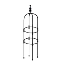 Edelstahl-Gartenobelisk-Unterstützung – Schwarz, 150 cm hoch