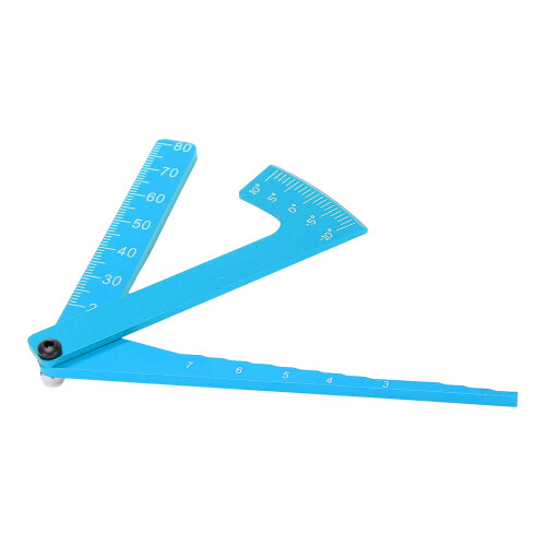 Regla ajustable de camber de aluminio RC 20 g azul 1