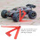 Righello per camber in alluminio RC universale rosso 20 g 8