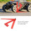 Righello per camber in alluminio RC universale rosso 20 g 6