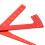 Righello per camber in alluminio RC universale rosso 20 g 10